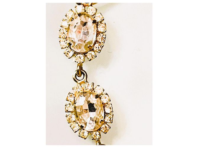 RARO meraviglioso bracciale DOLCE & GABBANA acciaio dorato cristalli D'oro - vista 2