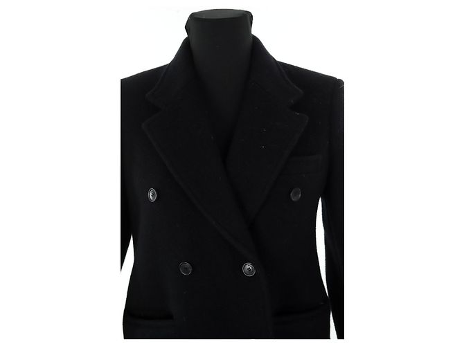 Balenciaga Casaco de lã preto - vista 2
