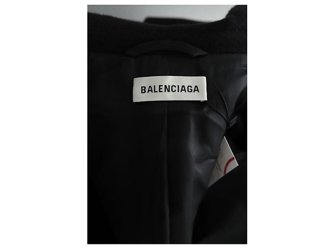 Balenciaga Casaco de lã preto - vista 5