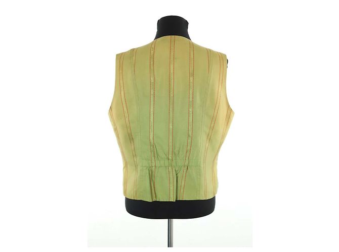Hermès Grüne Seidenjacke - Ansicht 5