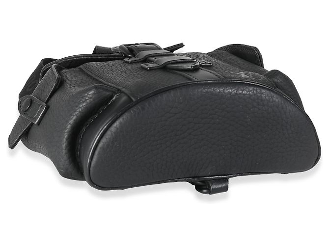 Louis Vuitton Nero Taurillon Nano Christopher - vista 5
