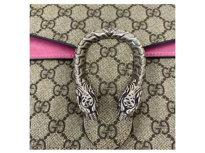 Dionysus Borsa a mano Gucci Dionysos in scamosciato rosa - vista 5