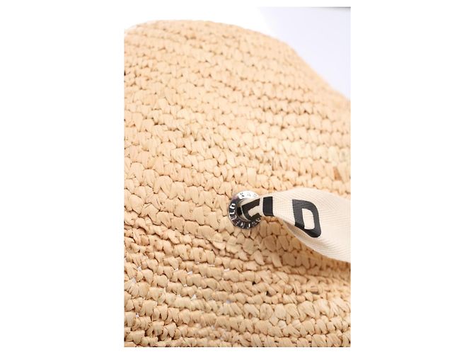 Karl Lagerfeld Raphia Hut Beige - Ansicht 6