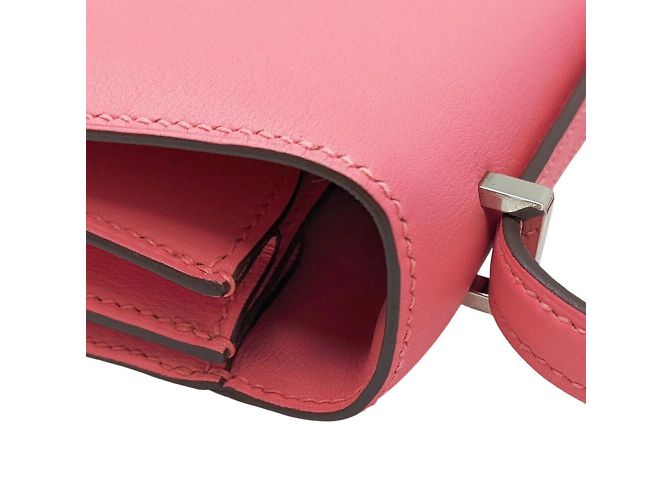 Hermès Hermes Constance Mini 18 Schultertasche Pink - Ansicht 5