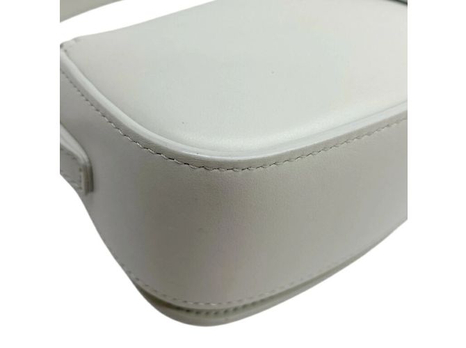 Céline Borsa clutch 2 in 1 in pelle di vitello liscia Celine Grigio - vista 10