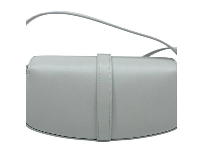Céline Borsa clutch 2 in 1 in pelle di vitello liscia Celine Grigio - vista 3