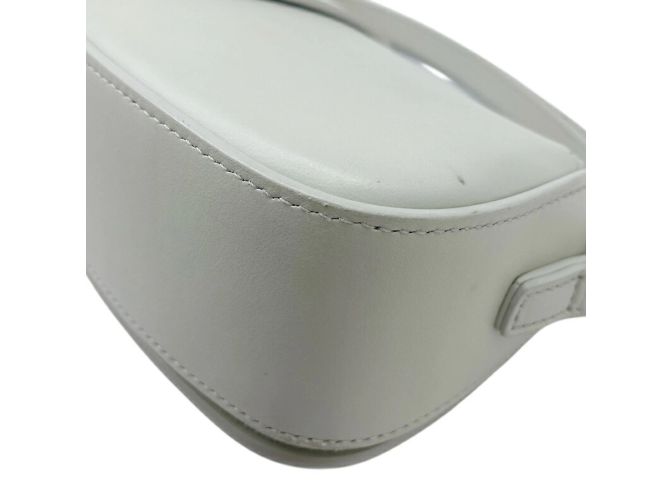 Céline Borsa clutch 2 in 1 in pelle di vitello liscia Celine Grigio - vista 9