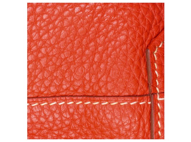 Hermès Naranja Clemence Double Sens 36 - vista 6