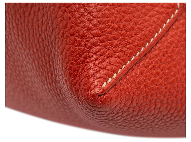 Hermès Naranja Clemence Double Sens 36 - vista 9