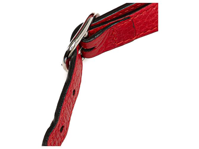 Gucci Rosso Medio Pelle Bamboo Daily Crossbody - vista 11