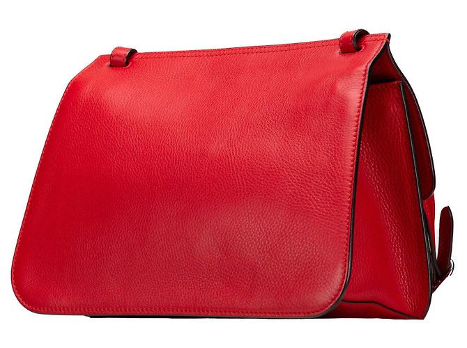 Gucci Rosso Medio Pelle Bamboo Daily Crossbody - vista 2