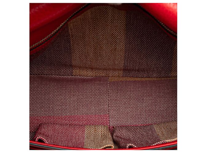 Gucci Rosso Medio Pelle Bamboo Daily Crossbody - vista 4