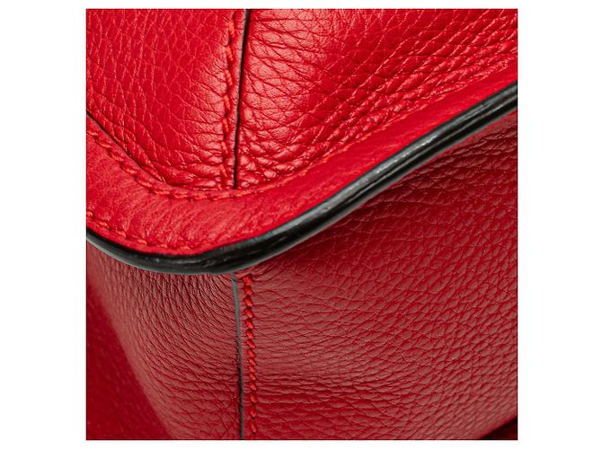 Gucci Rosso Medio Pelle Bamboo Daily Crossbody - vista 8