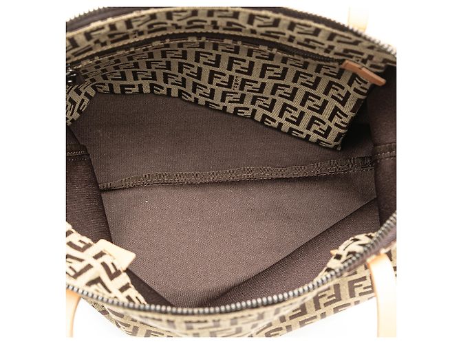 Fendi Zucchino Canvas Tote Beige - Ansicht 4