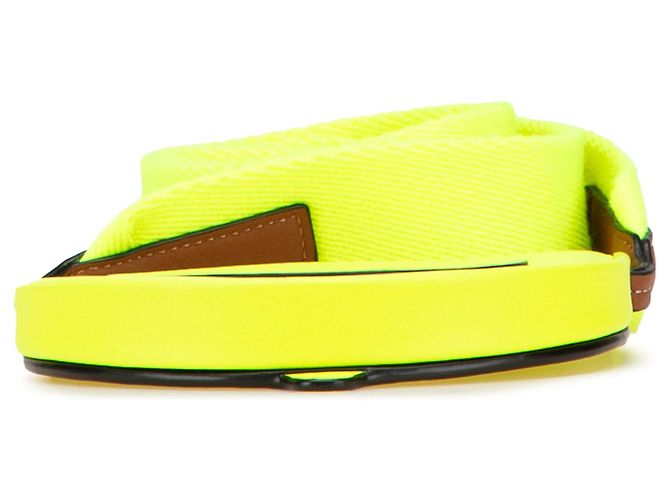 LOEWE Gelb Klein Glattes Kalbsleder Smiley Absatz Umhängetasche - Ansicht 3