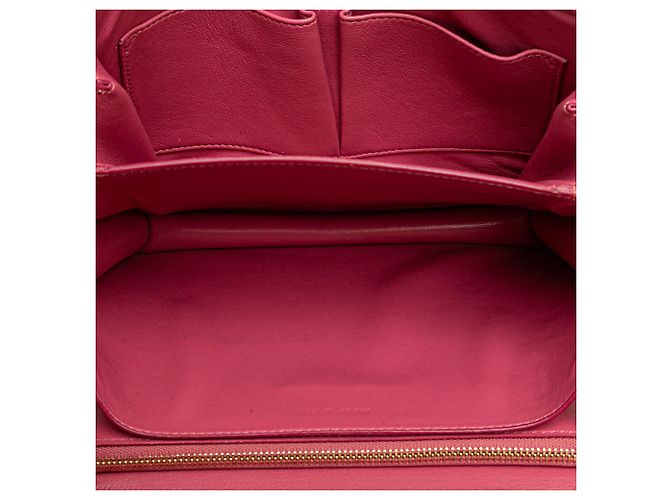 Classic Box Céline Celine Rosa Medio Piel de Ternera Caja Clásica - vista 4