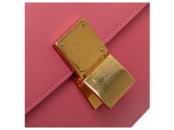 Classic Box Céline Celine Rosa Medio Piel de Ternera Caja Clásica - vista 9