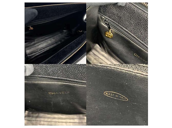 Timeless Borsa Tote Chanel V-Stitch Coco Ball Nero - vista 5