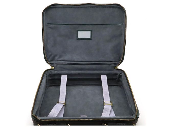 Valigia Satellite 53 Taiga di Louis Vuitton Verde - vista 4