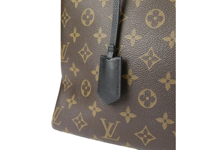 Borsa Tote Pallas Shopper Monogram Louis Vuitton Nero Monogramma - vista 12