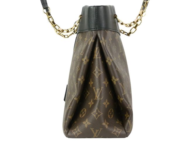 Borsa Tote Pallas Shopper Monogram Louis Vuitton Nero Monogramma - vista 3