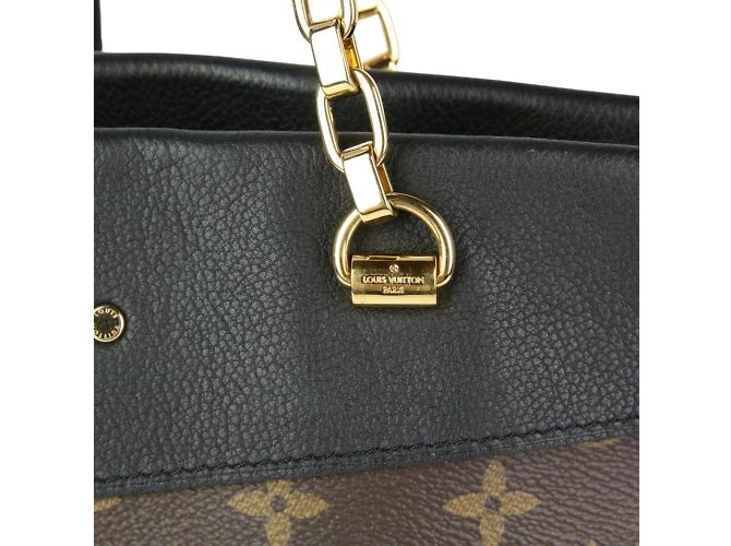 Borsa Tote Pallas Shopper Monogram Louis Vuitton Nero Monogramma - vista 9