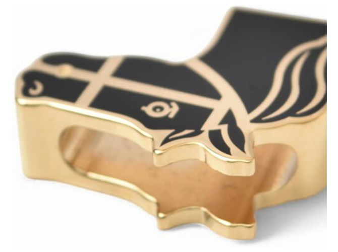 Motivo Equestre Hermès Dourado - vista 4