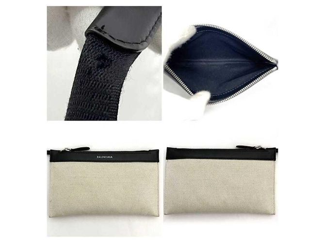 Borsa tote nera e bianca Balenciaga Nero Bianco - vista 11