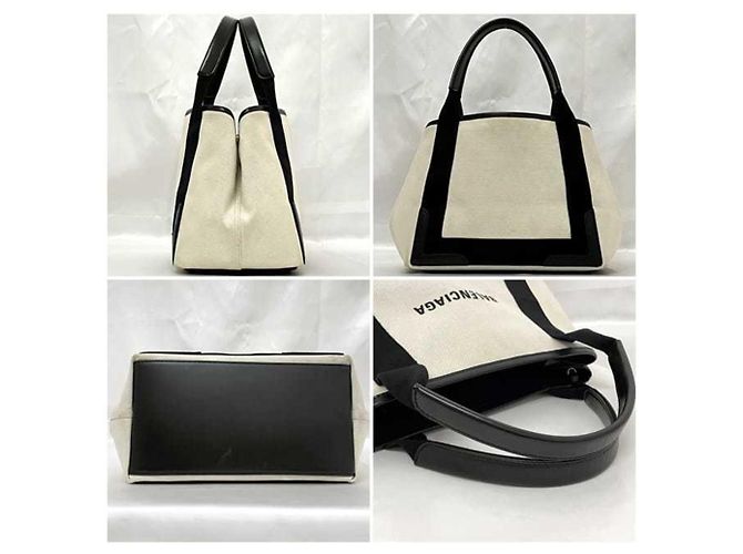 Borsa tote nera e bianca Balenciaga Nero Bianco - vista 3