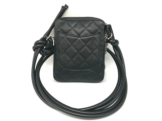 Chanel Cambon Linea Piccola Pochette Nero - vista 2