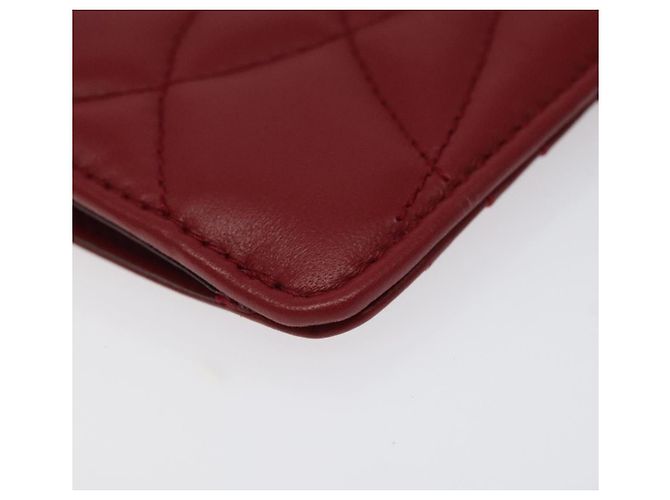Dolce & Gabbana DOLCE&GABBANA Portafoglio in Pelle Rosso Auth ac3791 - vista 14