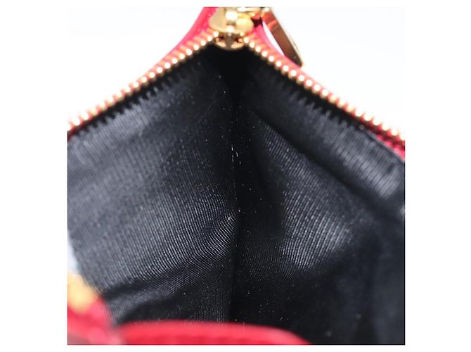 Dolce & Gabbana DOLCE&GABBANA Portafoglio in Pelle Rosso Auth ac3791 - vista 17