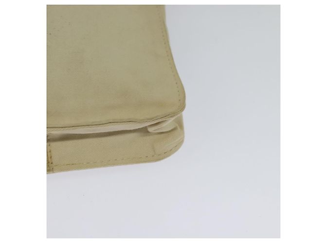 Bolsa de ombro FENDI em lona branca e prata autêntica bs24336 Branco - vista 16
