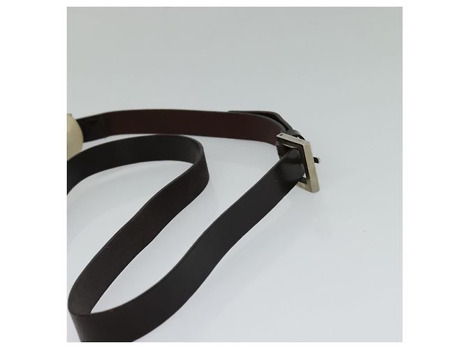 Bolsa de ombro FENDI em lona branca e prata autêntica bs24336 Branco - vista 7