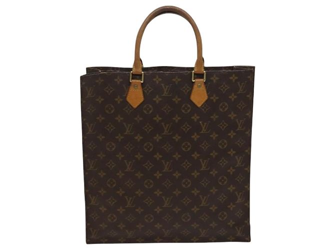 LOUIS VUITTON Borsa Sac Plat Monogram M51140 Auth LV 119040 Monogramma - vista 2