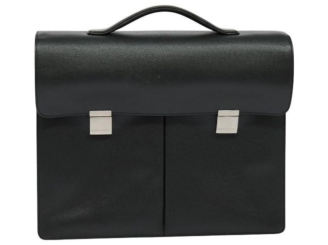 LOUIS VUITTON Taiga Serviette Kazan Borsa da lavoro Ardoise M30802 LV Auth bs25031 Grigio - vista 12