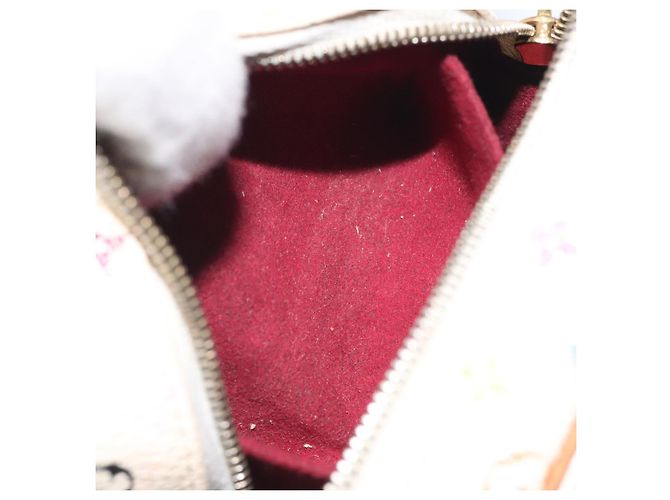 LOUIS VUITTON Trousse Wapity Multicolore Monogramma Bianco M58033 LV Auth 120544 - vista 11