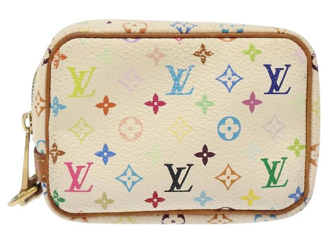 LOUIS VUITTON Trousse Wapity Multicolore Monogramma Bianco M58033 LV Auth 120544 - vista 13