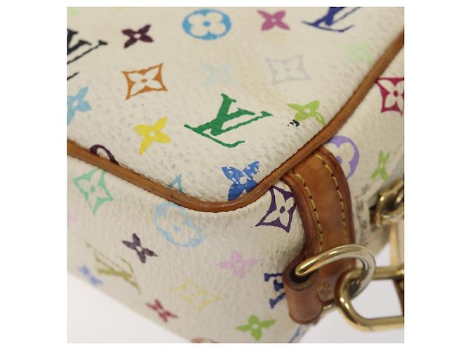 LOUIS VUITTON Trousse Wapity Multicolore Monogramma Bianco M58033 LV Auth 120544 - vista 15