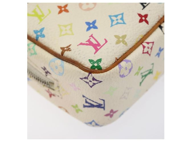 LOUIS VUITTON Trousse Wapity Multicolore Monogramma Bianco M58033 LV Auth 120544 - vista 16