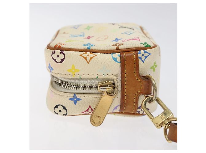 LOUIS VUITTON Trousse Wapity Multicolore Monogramma Bianco M58033 LV Auth 120544 - vista 4