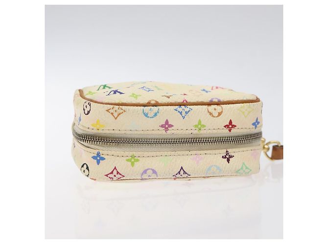 LOUIS VUITTON Trousse Wapity Multicolore Monogramma Bianco M58033 LV Auth 120544 - vista 5