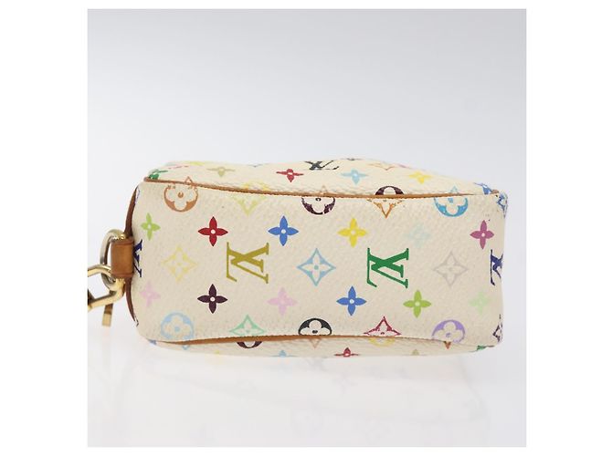 LOUIS VUITTON Trousse Wapity Multicolore Monogramma Bianco M58033 LV Auth 120544 - vista 6