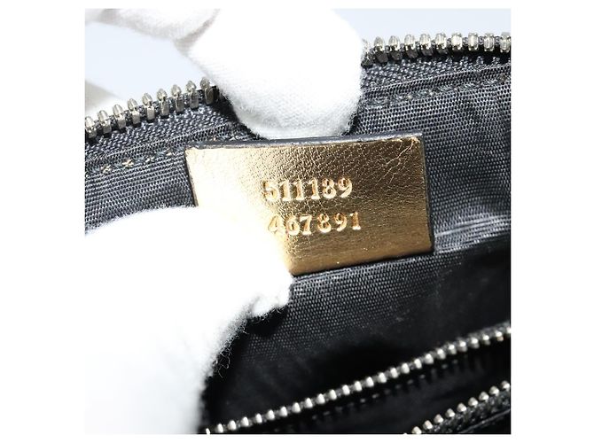 Bolsa de ombro em couro GUCCI SEGA Colaboração Ouro 511189 Auth bs24808 Dourado - vista 18