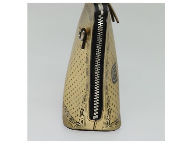 Bolsa de ombro em couro GUCCI SEGA Colaboração Ouro 511189 Auth bs24808 Dourado - vista 4