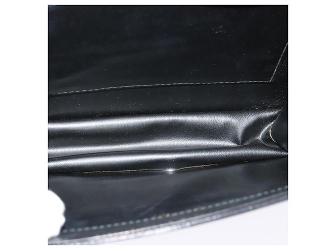 Céline Borsa a Spalla CELINE in Pelle Nera Oro Auth bs24994 Nero D'oro - vista 11