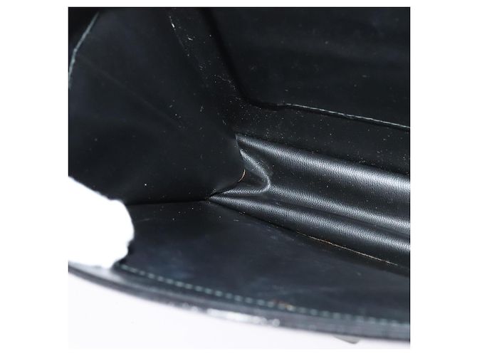 Céline Borsa a Spalla CELINE in Pelle Nera Oro Auth bs24994 Nero D'oro - vista 20