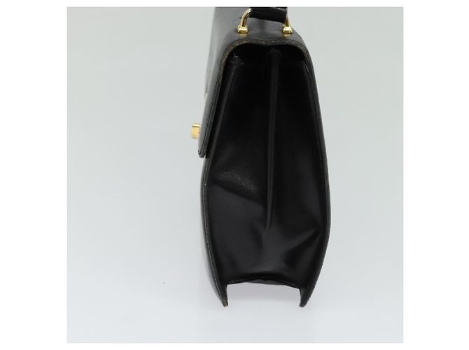 Céline Borsa a Spalla CELINE in Pelle Nera Oro Auth bs24994 Nero D'oro - vista 4