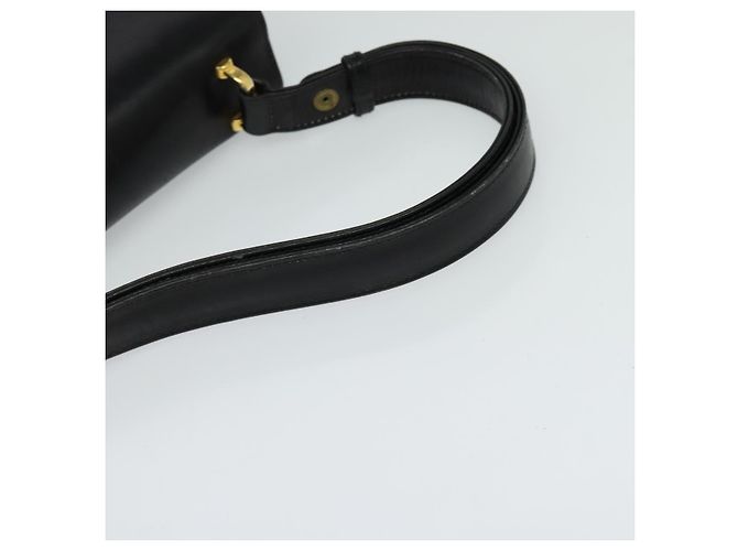 Céline Borsa a Spalla CELINE in Pelle Nera Oro Auth bs24994 Nero D'oro - vista 7