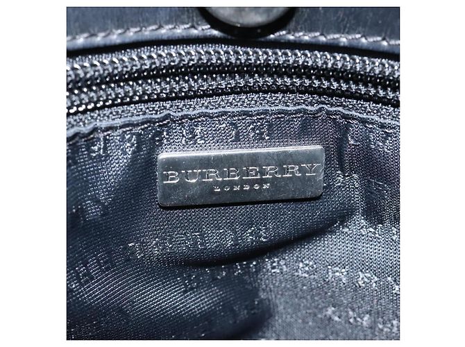 Bolso de mano de PVC beige con estampado Nova Check de BURBERRY Auth 120970 - vista 11